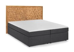 THIS & THAT Boxspringbett Mit Kopfteil Aus Astscheiben 18006-04