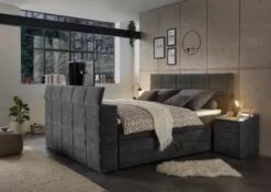 Denver 3 -Schlafzimmerhausladen Denver Bettkasten Uran 04 anthrazit Milieu Detail 1280x1280