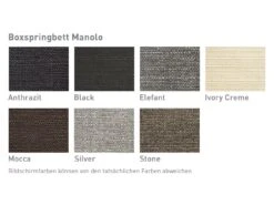 Manolo 2 Mit Motor -Schlafzimmerhausladen Farbkarte Manolo 1280x1280