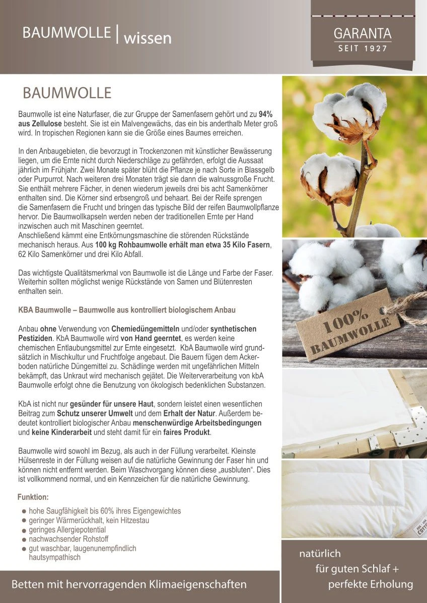 Kopfkissen Cotton, KbA 2 Kopfkissen Cotton, KbA – Bild 2