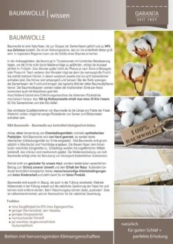 Bio-Cotton GOTS Organic Duo-Warm Steppbett -Schlafzimmerhausladen Garanta Baumwolle Wissenq5RyuXpvvearO 1280x1280