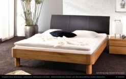 Oak-Line Modul 18, Kopfteil Ripo, Füße Tonna