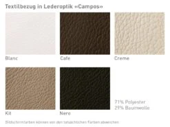 Dream-Line Silenzio 28 -Schlafzimmerhausladen Hasena Textilbezug Lederoptik CamposSvOX2hRGQZ4WS 1280x1280