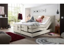 Manolo 2 Mit Motor -Schlafzimmerhausladen Manolo 180 Boxspringbett Artemis 1 Ivory Funktion Milieu 56 B16 71 56 B17 71 1280x1280