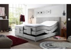 Manolo 2 Mit Motor -Schlafzimmerhausladen Manolo 180 Boxspringbett Artemis 18 silver Funktion Milieu1 56 B16 89 56 B17 89 1280x1280