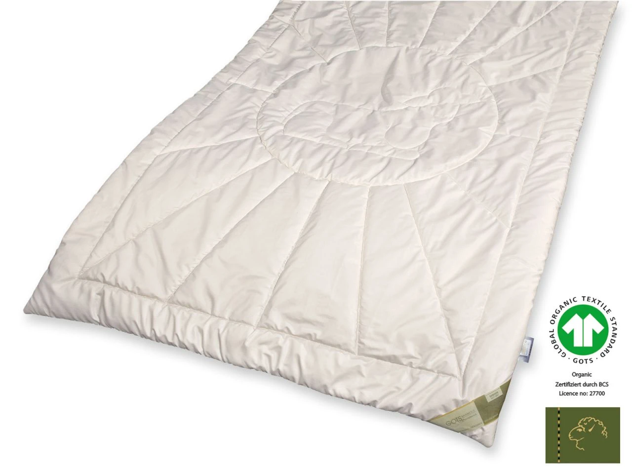 Bio-Schurwolle GOTS Organic Duo-Leichtsteppbett 2 Bio-Schurwolle GOTS Organic Duo-Leichtsteppbett – Bild 2