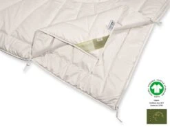 Bio-Schurwolle GOTS Organic 4-Jahreszeiten Steppbett -Schlafzimmerhausladen Merino Kombi GOTS DSC 1572 1280x1280