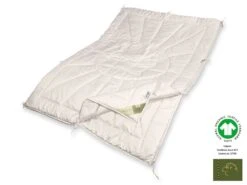 Bio-Schurwolle GOTS Organic 4-Jahreszeiten Steppbett