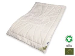Bio-Schurwolle GOTS Organic Leichtsteppbett