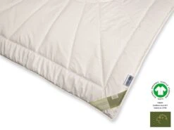 Bio-Schurwolle GOTS Organic Leichtsteppbett -Schlafzimmerhausladen Merino L GOTS DSC 1539 1280x1280