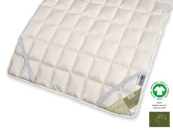 Bio-Schurwolle GOTS Organic Auflage -Schlafzimmerhausladen Merino U GOTS DSC 1577 1280x1280