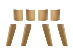 Oak-Bianco Füße Masito