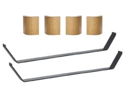 Oak-Bianco Füße Slitto