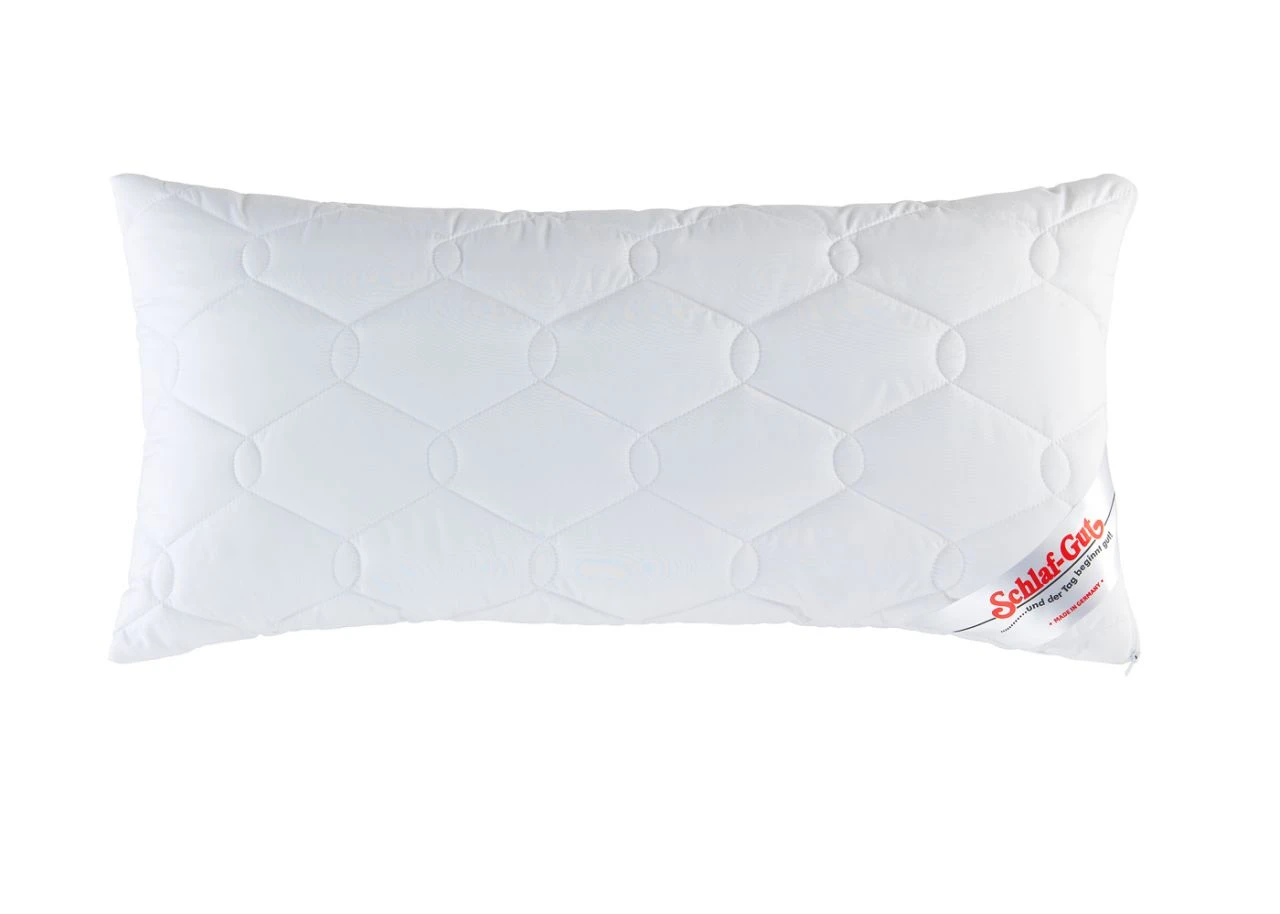 Schlaf-Gut Kissen, Gesteppt Mit Reißverschluss Lyocell (Tencel) 2 Schlaf-Gut Kissen, Gesteppt Mit Reißverschluss Lyocell (Tencel) – Bild 2