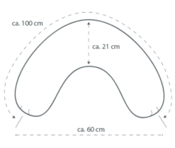 Theraline Reisekissen Nackenkissen Inkl. Bamboo-Jersey-Bezug -Schlafzimmerhausladen Skizze Nackenkissen mittel jpeg 1280x1280 1