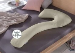 THERALINE My7 Seitenschläferkissen Inkl. Bamboo-Jersey-Bezug -Schlafzimmerhausladen my7 bamboo lehmgrau 2 1280x1280