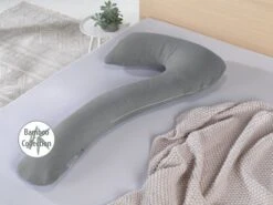 THERALINE My7 Seitenschläferkissen Inkl. Bamboo-Jersey-Bezug -Schlafzimmerhausladen my7 bamboo melange mittelgrau 20Jord43F68H9X 1280x1280