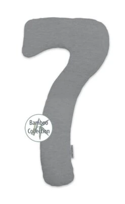 THERALINE My7 Bamboo-Jersey-Ersatzbezug, Wattiert -Schlafzimmerhausladen my7 bamboo melange mittelgrauqMWfYOHCHShWN 1280x1280